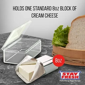 Best Cream Cheese Container - Stay Fresh BPA-Free Design
