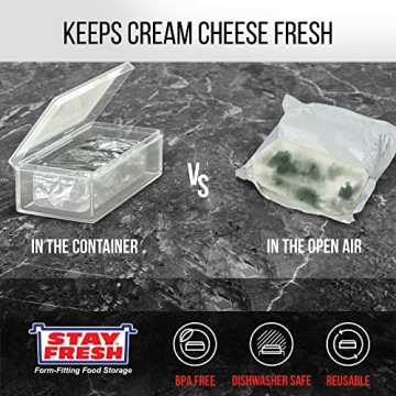 Best Cream Cheese Container - Stay Fresh BPA-Free Design