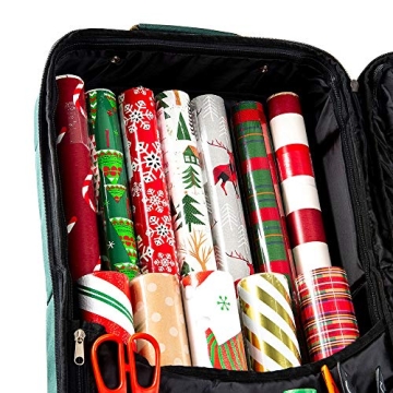 Gift Wrap Storage Organizer - Holds 14 Rolls of Wrapping Paper