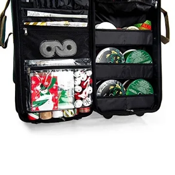 Gift Wrap Storage Organizer - Holds 14 Rolls of Wrapping Paper