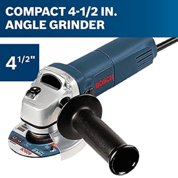 BOSCH 1375A 4-1/2 Inch Angle Grinder with 6 AMP Power