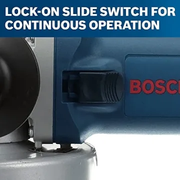 BOSCH 1375A 4-1/2 Inch Angle Grinder with 6 AMP Power