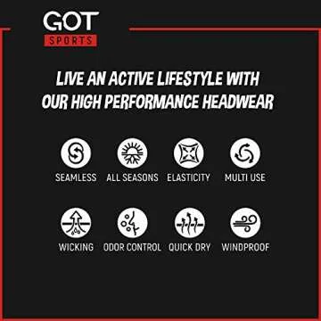 GOT Sports Tube Bandana - Multifunctional Neck Gaiter