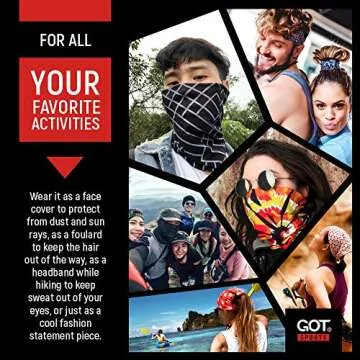 GOT Sports Tube Bandana - Multifunctional Neck Gaiter