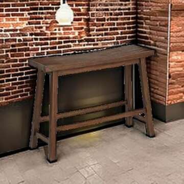 Boraam Sonoma Eco-Friendly Bench in Chestnut Finish