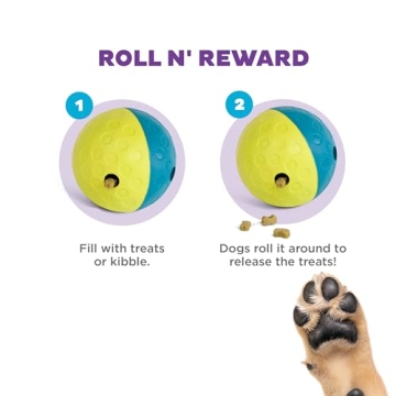 Outward Hound Treat Tumble Interactive Puzzle Ball - Level 1