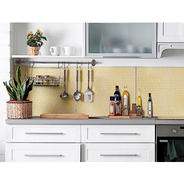 Seville Classics Bamboo Cutting Board with Color-Coded Mats