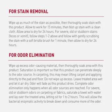 Nature’s Miracle Advanced Stain & Odor Eliminator 32 Ounces, Sunny Lemon Scent, Severe Mess Enzymatic Formula For Tough Pet Messes