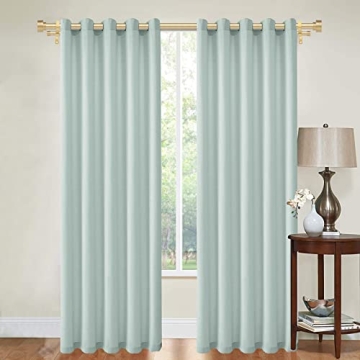 Stylish Gold Double Curtain Rods 72-144 Inches Adjustable