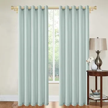 Stylish Gold Double Curtain Rods 72-144 Inches Adjustable
