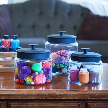 Elegant Anchor Hocking 48-Ounce Glass Storage Jar