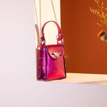 Milan Chiva Crossbody Cell Phone Purse for Women Bee Cellphone Wallet Small Cross Body Bag Phone Hol...