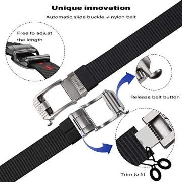 Adjustable JUKMO Tactical Ratchet Belt for Men
