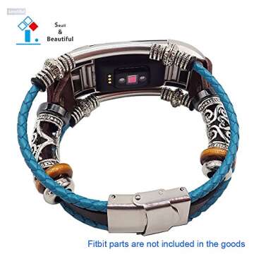 Smatiful Adjustable Charge 2 Bands - Stylish Leather Design