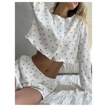Stylish SHENHE Floral Pajama Set for Ultimate Comfort