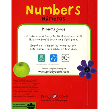 Bright Baby Touch & Feel: Bilingual Numbers Book for Kids