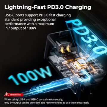 SmallRig V Mount Battery VB99 Black, 99Wh / 6800mAh V Mount Battery with 100W Output, 2H Full Charge...