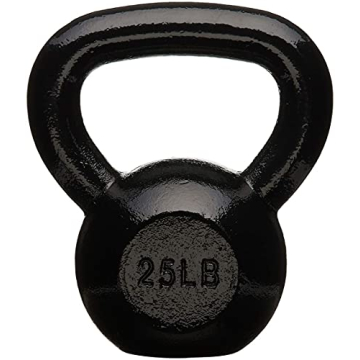 Durable Amazon Basics 25lb Kettlebell for Effective Workouts