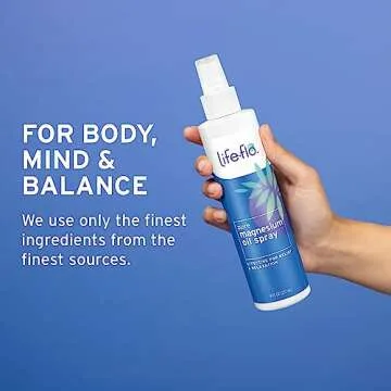 Life-Flo Pure Magnesium Oil for Feet and Body - 100% Pure Magnesium Spray from The Ancient Zechstein Seabed - Magnesium Oil Spray for Feet, Relaxing & Rejuvenating Muscles & Joints - 8 oz
