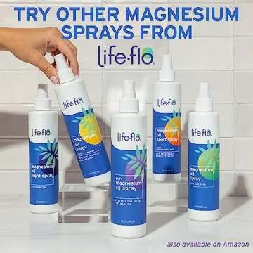 Life-Flo Pure Magnesium Oil for Feet and Body - 100% Pure Magnesium Spray from The Ancient Zechstein Seabed - Magnesium Oil Spray for Feet, Relaxing & Rejuvenating Muscles & Joints - 8 oz