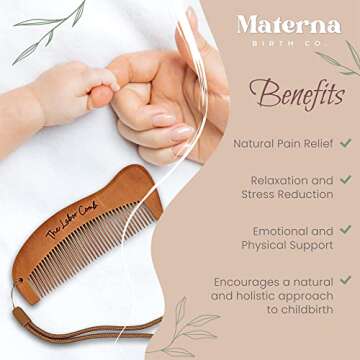 Matern Birth Comb - Natural Labor Pain Management Tool
