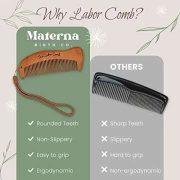 Matern Birth Comb - Natural Labor Pain Management Tool