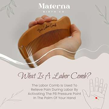 Matern Birth Comb - Natural Labor Pain Management Tool