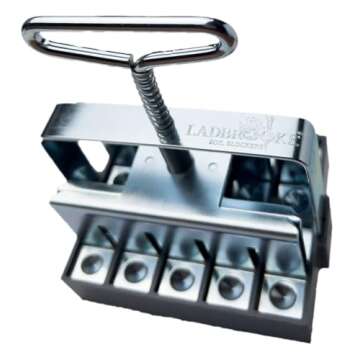 Ladbrooke Genuine Soil Block Maker - 2-Pc Set Includes Micro 20 with Cubic Inserts, Made in England