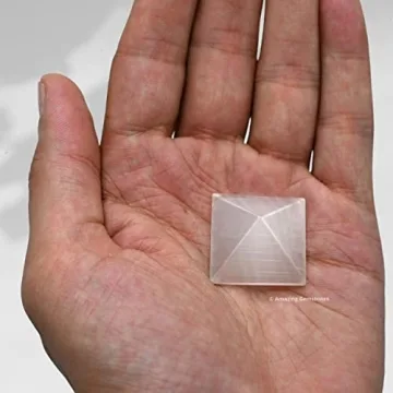 Amazing Selenite Pyramid for Healing and Meditation Gifts