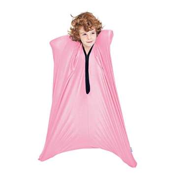 SANHO Sensory Body Sock,Large,9-12 Years Old,56''HX28''W,Good for Height:52"-61",Suitable for Autism...
