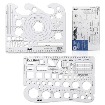 Mr. Pen- Landscape Templates, Architectural Templates, Drafting Tools, Landscaping Tools, Landscape ...