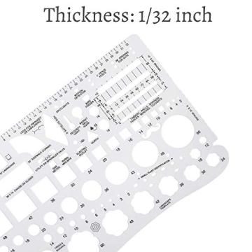 Mr. Pen- Landscape Templates, Architectural Templates, Drafting Tools, Landscaping Tools, Landscape Design Template, Drafting Ruler Shapes, Drawing Stencils