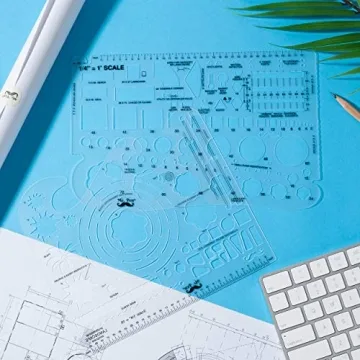 Mr. Pen- Landscape Templates, Architectural Templates, Drafting Tools, Landscaping Tools, Landscape Design Template, Drafting Ruler Shapes, Drawing Stencils