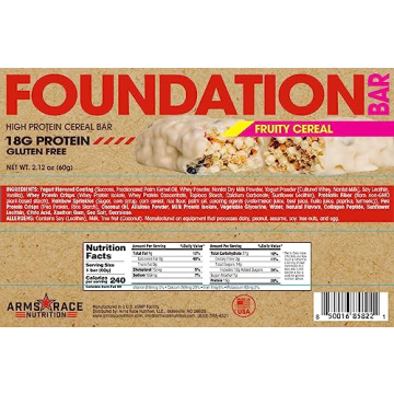 High Protein Cereal Bar with Amazing Taste - 18g Protein