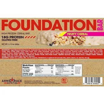 High Protein Cereal Bar with Amazing Taste - 18g Protein