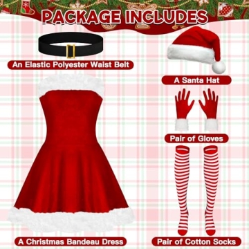 Classic Santa Girl Costume for Women – Festive & Fun Outfit