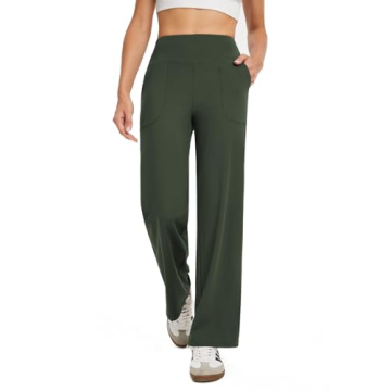 COPYLEAF Women's High Waist Yoga Pants with Pockets