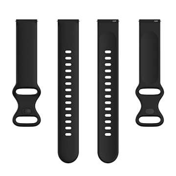 E ECSEM 8-Pack Bands for Letsfit IW1/EW1 - Colorful Silicone Replacement Wristbands