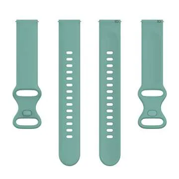 E ECSEM 8-Pack Colorful Silicone Bands for Letsfit IW1/EW1