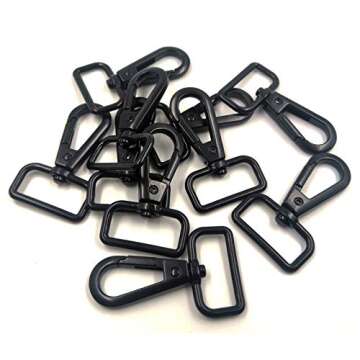 YIXI-SBest 10 Pcs Versatile Lobster Clasp Swivel Hooks
