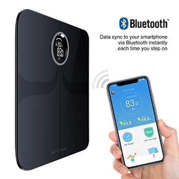 YUNMAI Premium Smart Scale - Body Fat Scale with New Free APP & Body Composition Monitor with Extra Large Display - Works with iPhone...