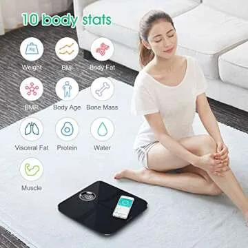 YUNMAI Smart Scale with Body Fat Monitor & App Integration
