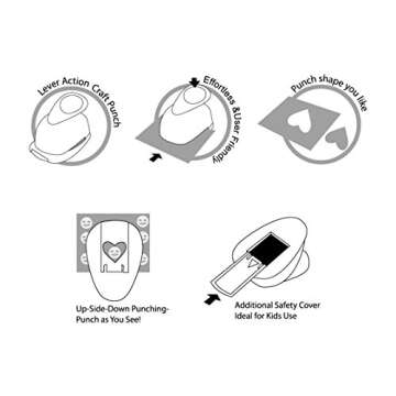 Bira Craft 3 inch Circle Punch for Paper Crafting and Scrapbooking