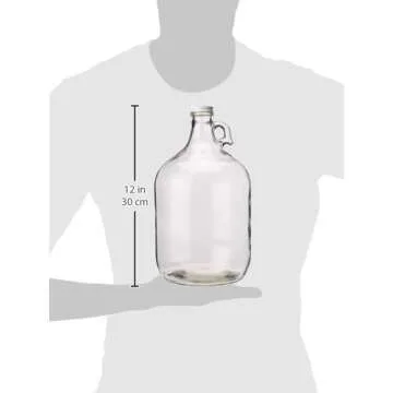 FastRack 1 Gallon Glass Water Bottle with Cap