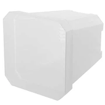 JOIKIT 120 Pack 3 Inch Clear Square Nursery Pot, Plastic Square Plant Pot with Drainage Hole, Transplant Seedling Nursery Planter for Indoor, Outdoor, Garden, Office, Balcony