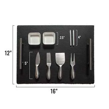 Delightful Slate Cheese Board Set for Entertaining