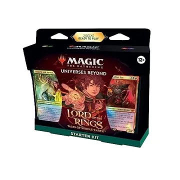 Magic: The Gathering Lord of The Rings Starter Kit - 2 Ready-to-Play Decks, 2 Online Codes, Ages 13+...