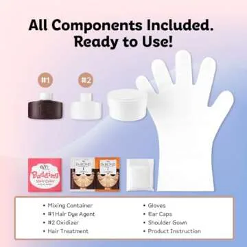 eZn Pudding Hair Dye Ammonia Free Semi-Permanent Self Hair Dye DIY Kit included contain Keratin Made in Korea Beauty (Ash Gray)