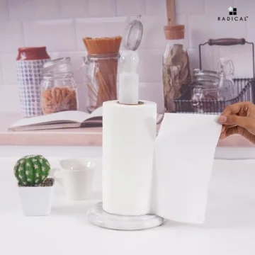 Elegant RADICALn Marble Paper Towel Holder for Your Kitchen