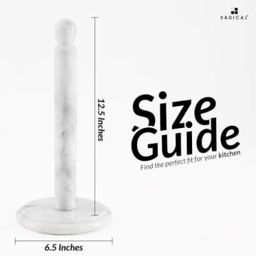 Elegant RADICALn Marble Paper Towel Holder for Your Kitchen